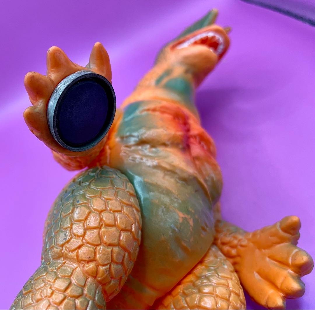 ゴーストロン磁石付き ブルマァク ソフビ人形本物保証当時物 マルサンM1号希少品