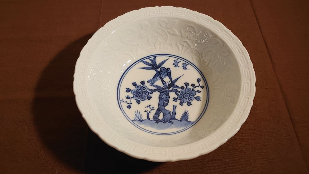 古九谷 九谷焼 菓子鉢 色絵 華の図 柿右衛門 1客 古九谷