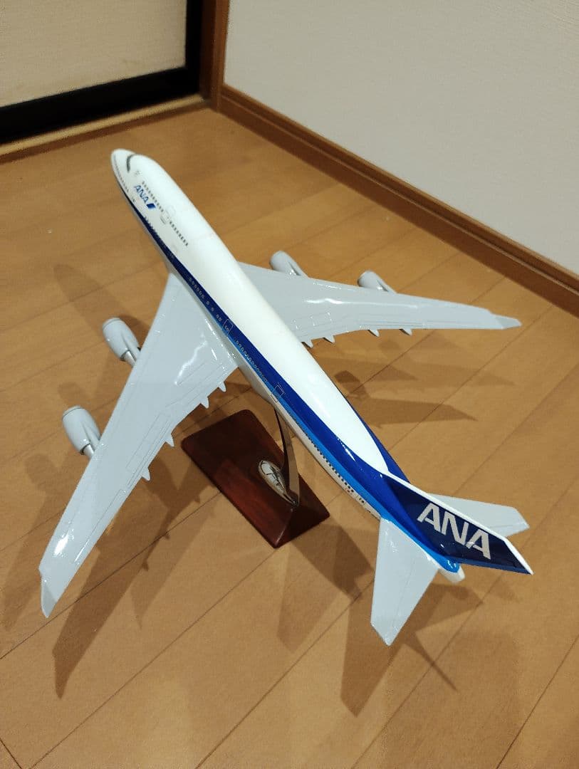 お値下げ 飛行機模型 ANA ボーイング747