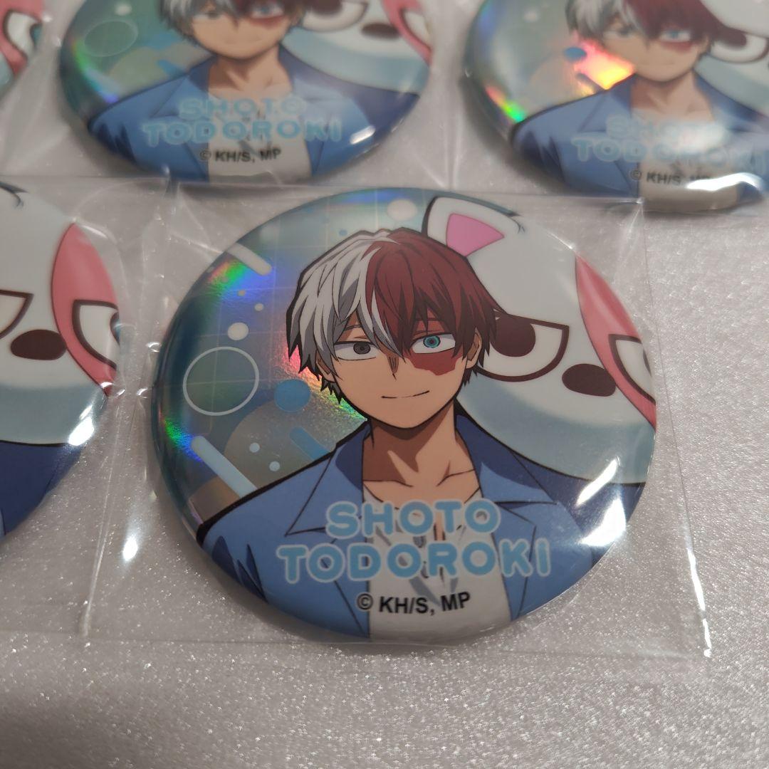 僕のヒーローアカデミア 缶バッジ アニマルビーチボールver. 轟焦凍