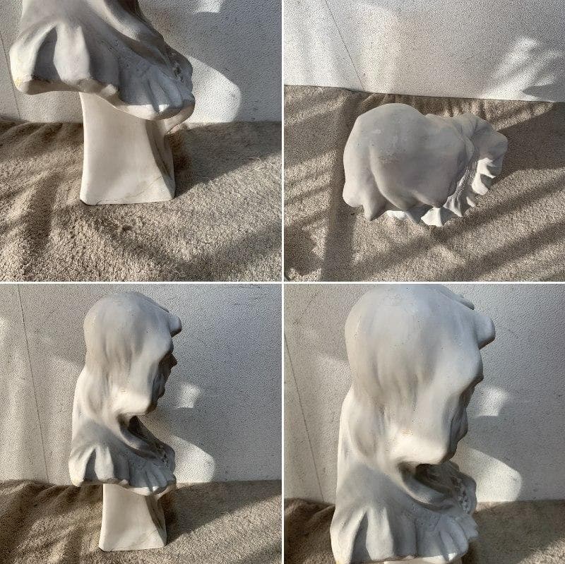 スズランの少女 石膏像 胸像 デッサン 美術 置物 XZ4262 - メルカリ