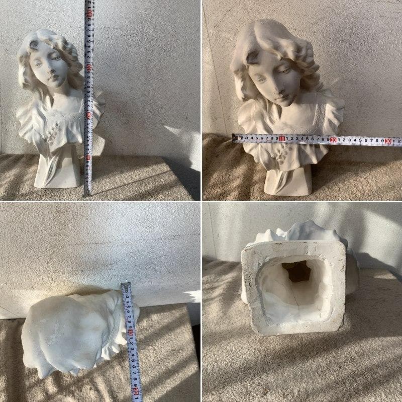 スズランの少女 石膏像 胸像 デッサン 美術 置物 XZ4262 - メルカリ