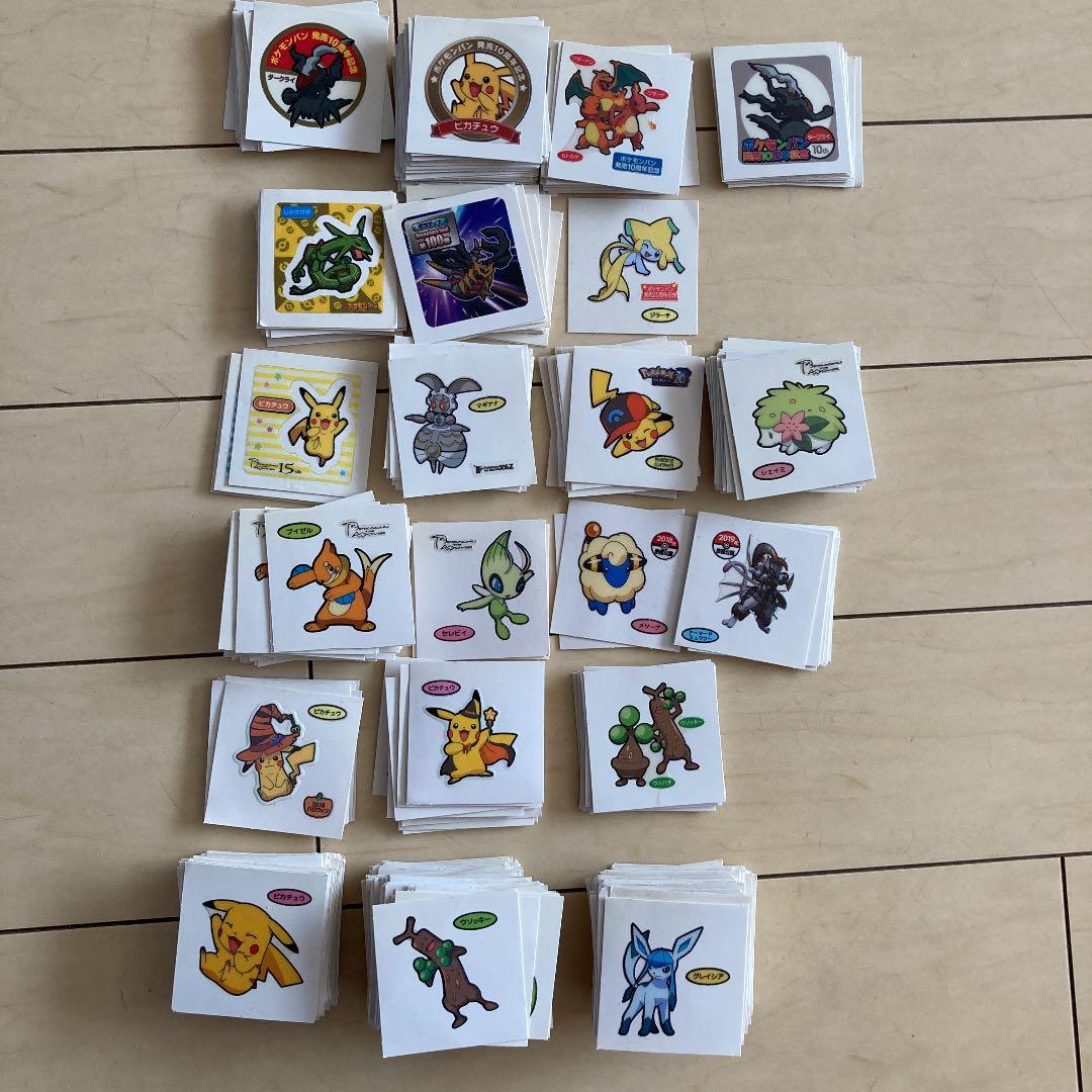 ポケモンパンシール デコキャラシールまとめ売り431枚 初期ポケモンパン デコキャラシール123枚 まとめ売り - メルカリ