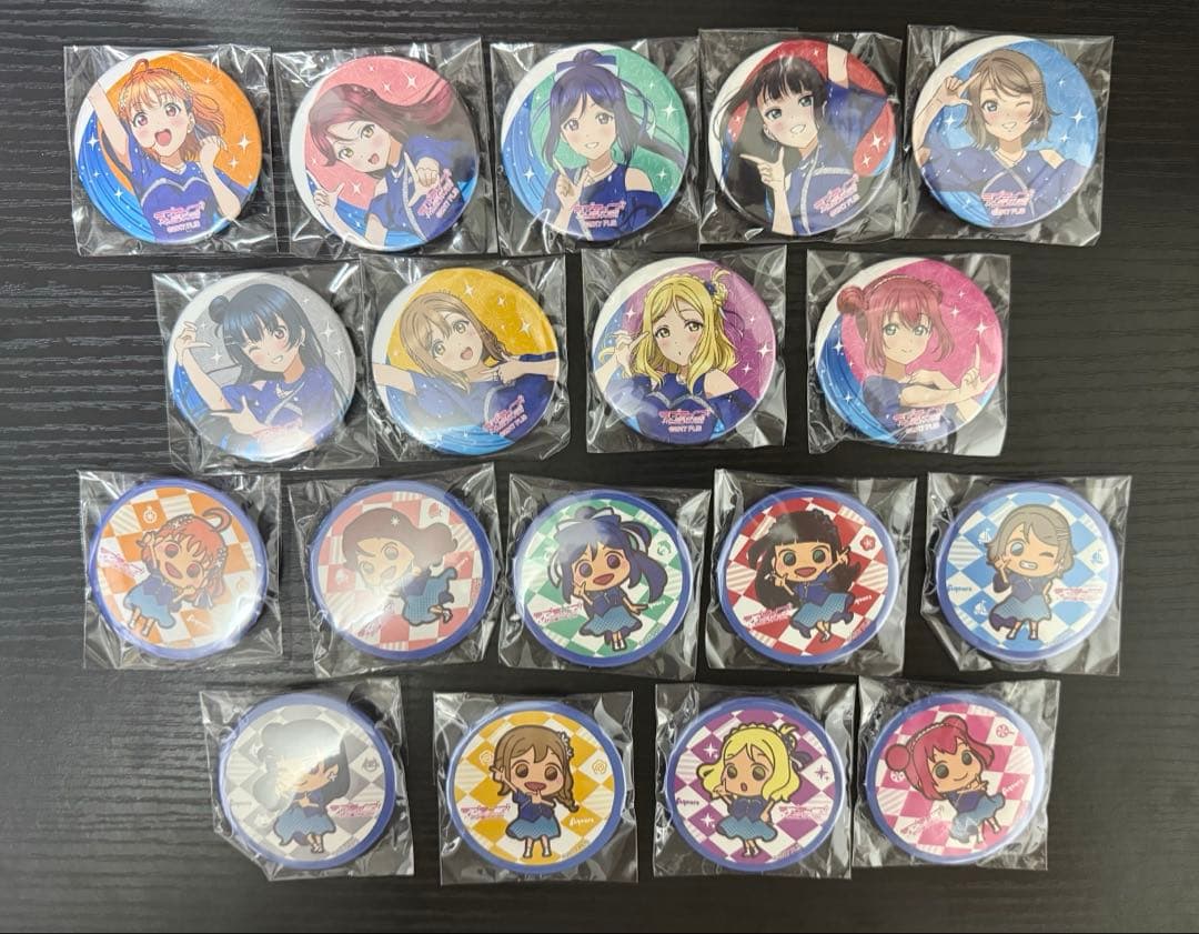 Aqours Finale 永久Stage ガチャ 缶バッジ まとめ売り Aqours Finale LoveLive! ～永久stage～ pack vol.1 Aqours Finale