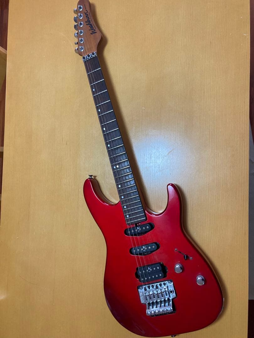Washburn Mercury エレキギター レッド - メルカリ
