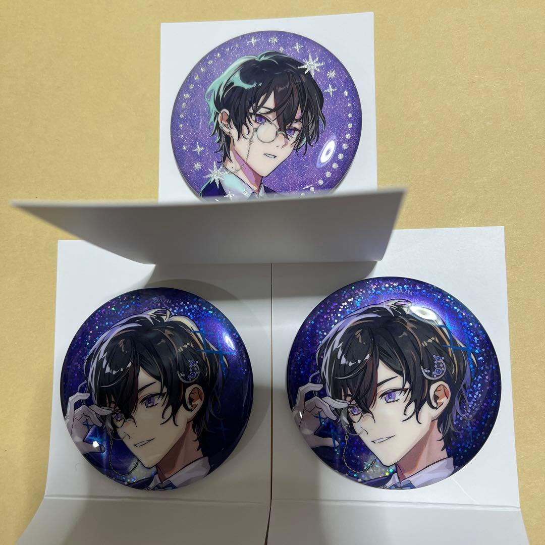 にじさんじ 四季凪アキラ IMPACT キラキラ缶バッジ 月組 3点 - メルカリ