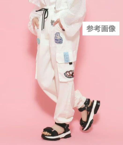 ありなっくま様専用☆新品 ピンクラテ☆接触冷感ワッペンカ－ゴパンツ