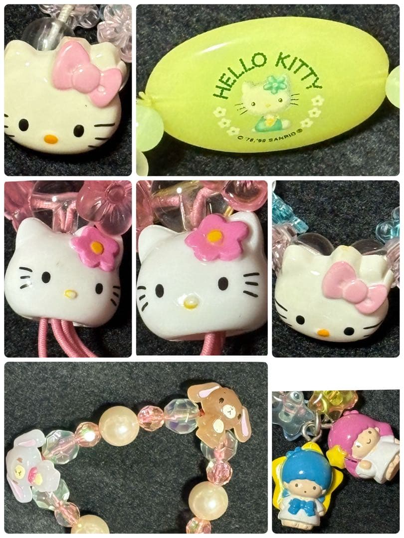 【コレクター放出／一点物】サンリオ平成レトロアクセ大量まとめ売り 当時物