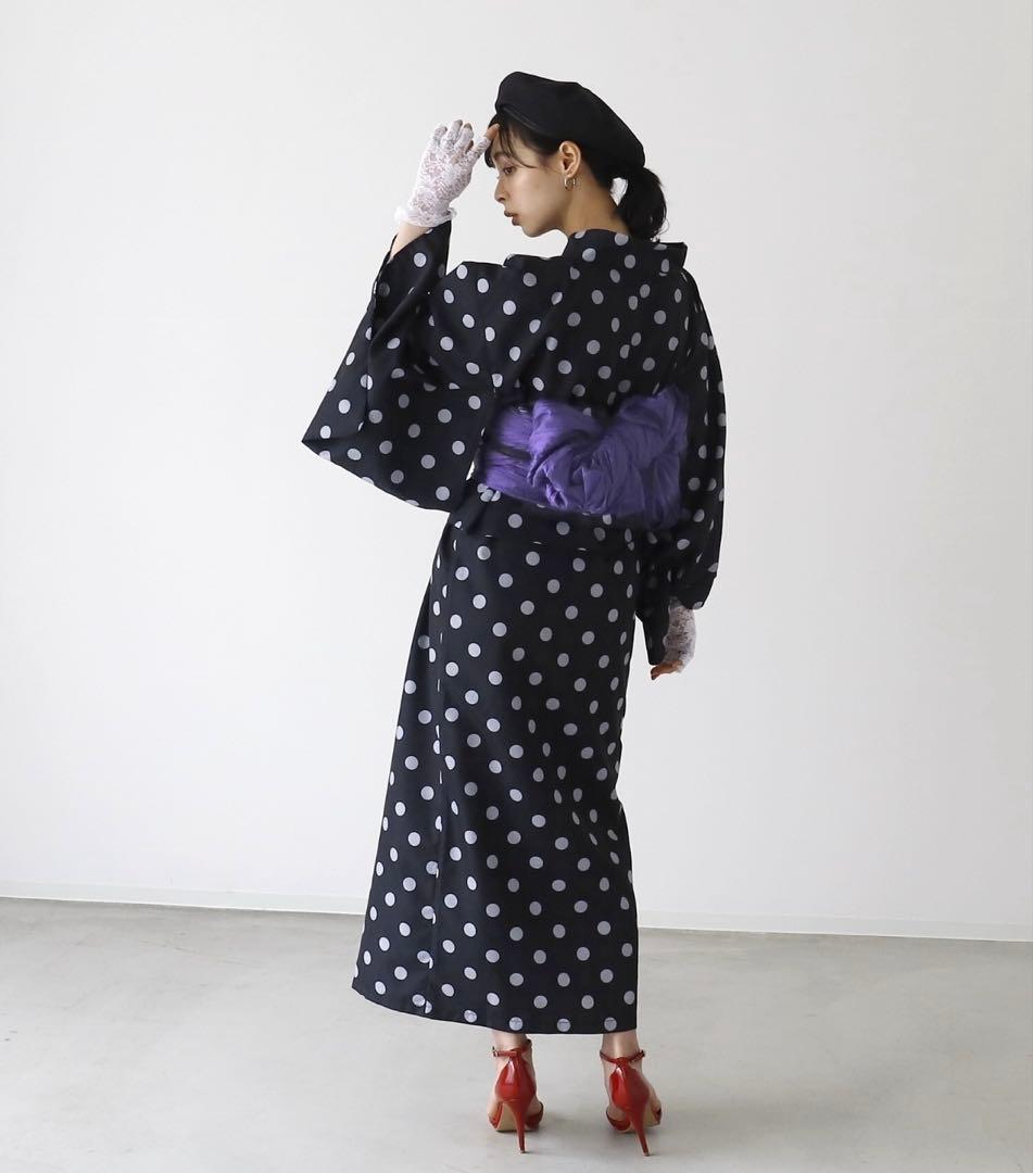 itto... 浴衣 キャミワンピース+羽織り+兵児帯