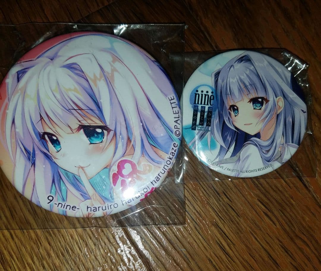香坂春風 9 nine はるいろ ぱれっと 翡翠亭 非売品 缶バッジ セット