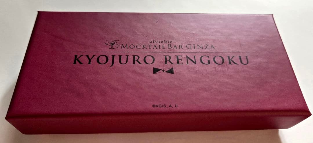 鬼滅の刃 モクテルバー銀座 モチーフスリムスカーフ•蝶ネクタイ 煉獄杏寿郎