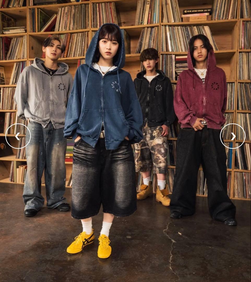 That’s life ジップパーカー ネイビー