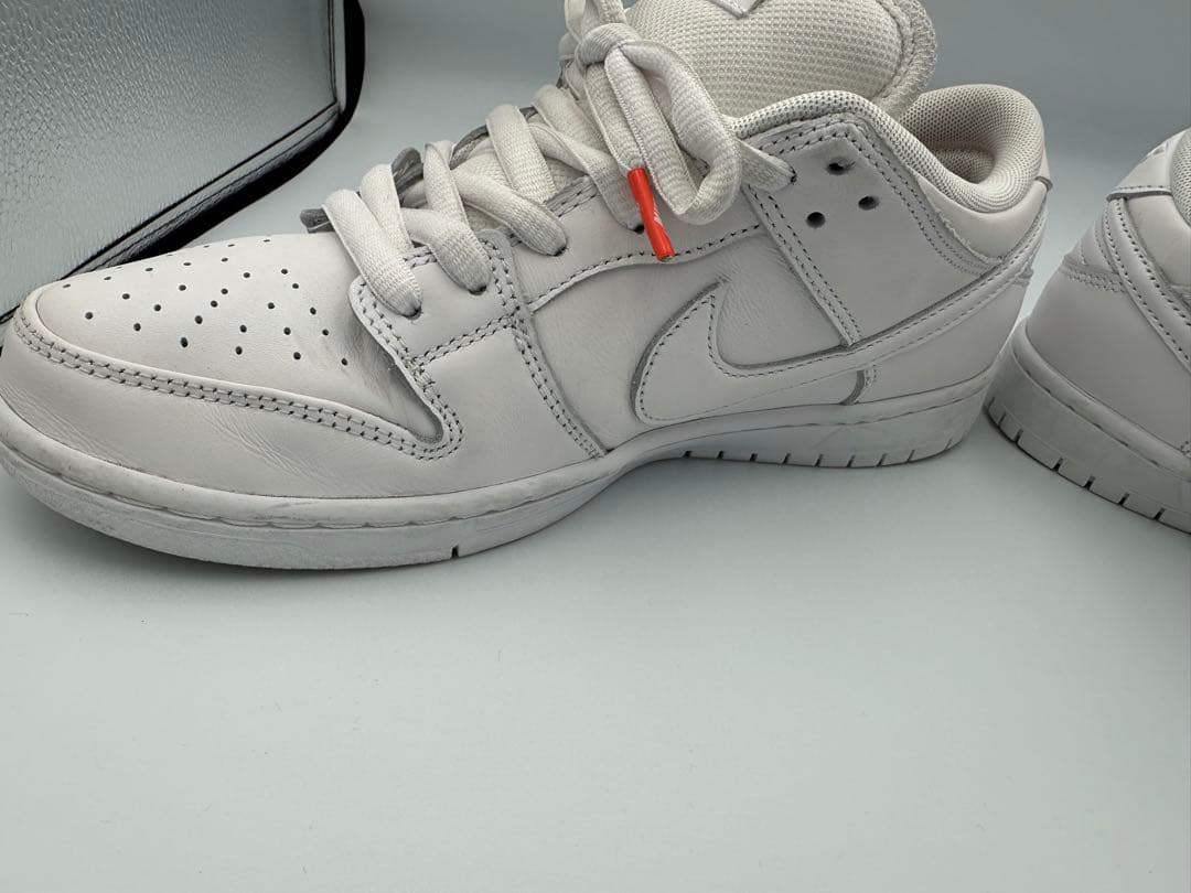 NIKE SB DUNK LOW PRO ”TRIPLE WHITE\"26.5