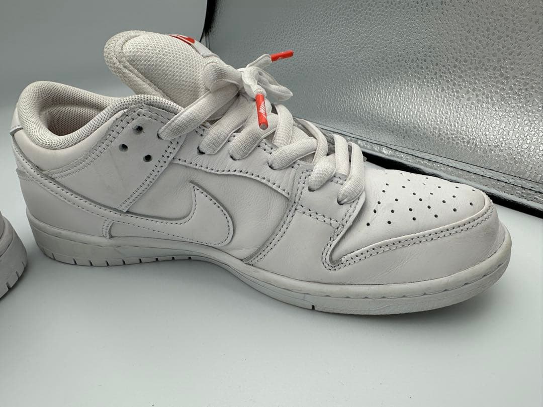 NIKE SB DUNK LOW PRO ”TRIPLE WHITE\"26.5