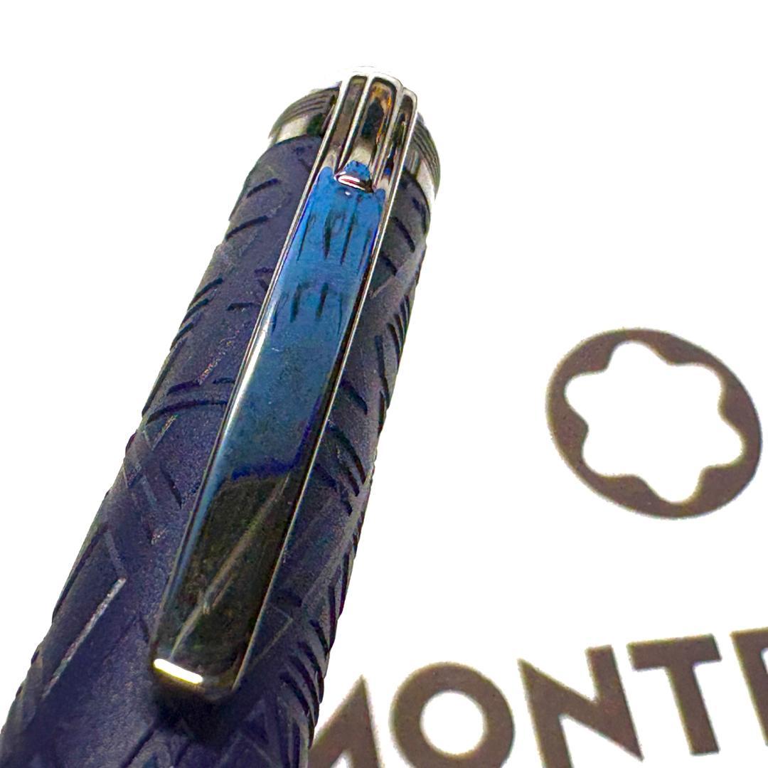 301.モンブラン スターウォーカースペースブルーレジン130213BP 希少品