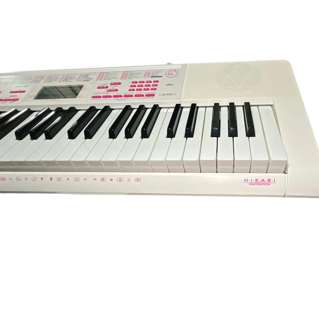 CASIO LK-121 光ナビゲーションキーボード 動作確認済 ACアダプタ付
