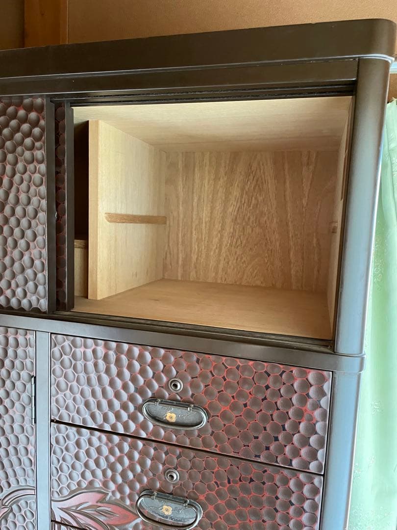 鎌倉彫り佐藤恵仙作品桐タンス着物保管