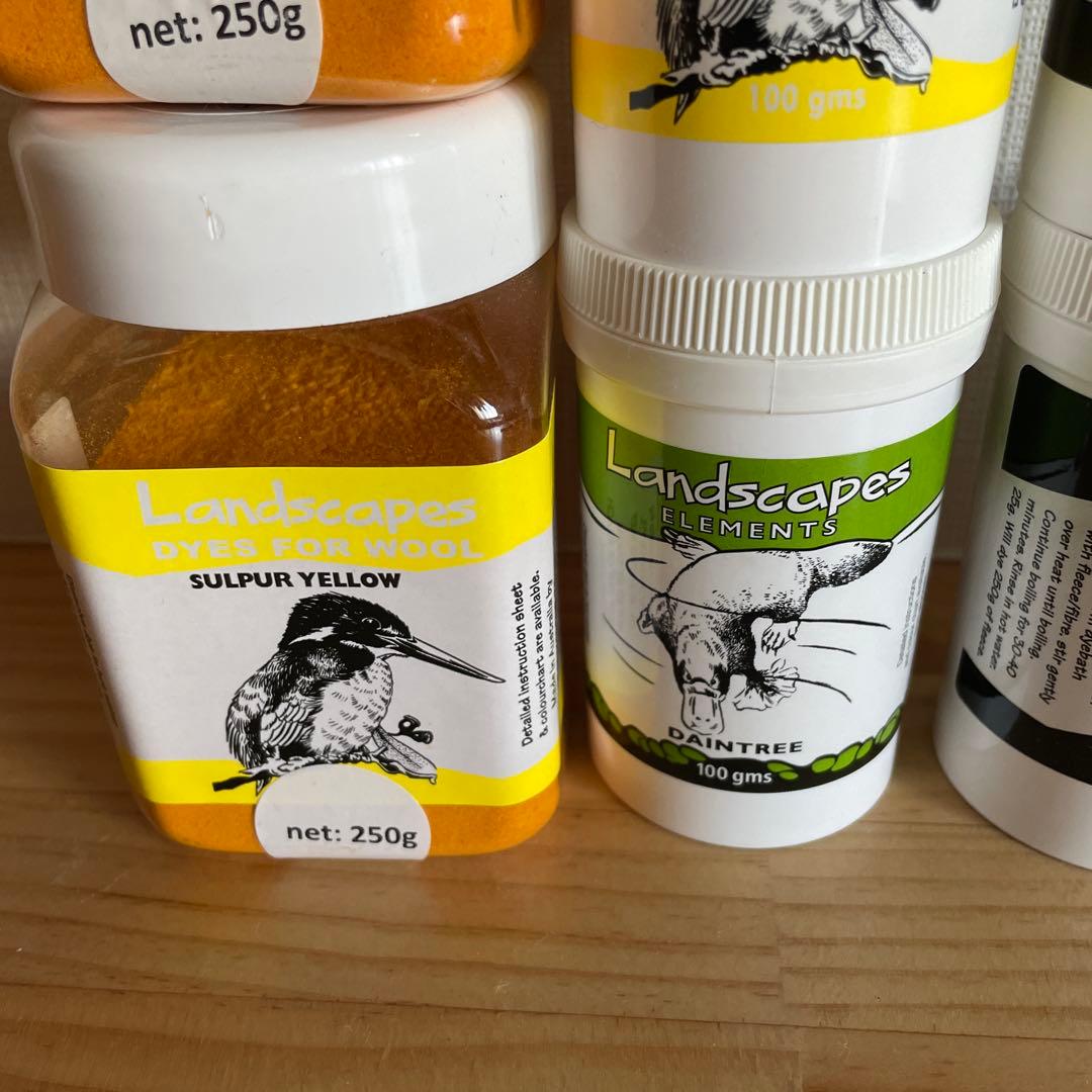 Landscapes ウール用染料セット　４色