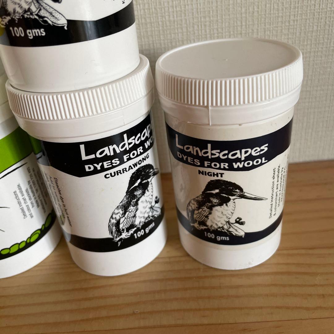 Landscapes ウール用染料セット　４色