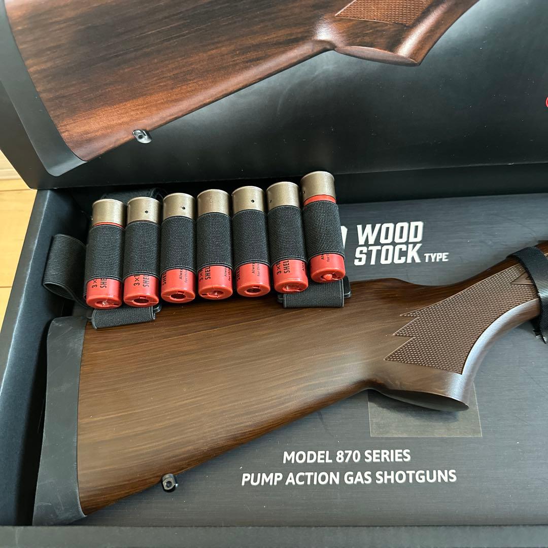 ⭐️東京マルイ⭐️ M870 ウッドストックガスガン ショットガン 付属品