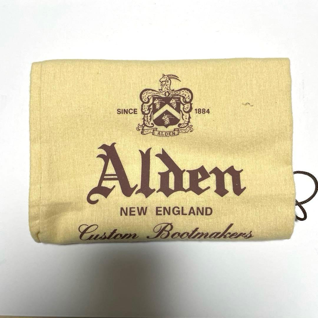 【未使用品(新品)】Alden Vチップ ダークブラウン ゴートスウェード
