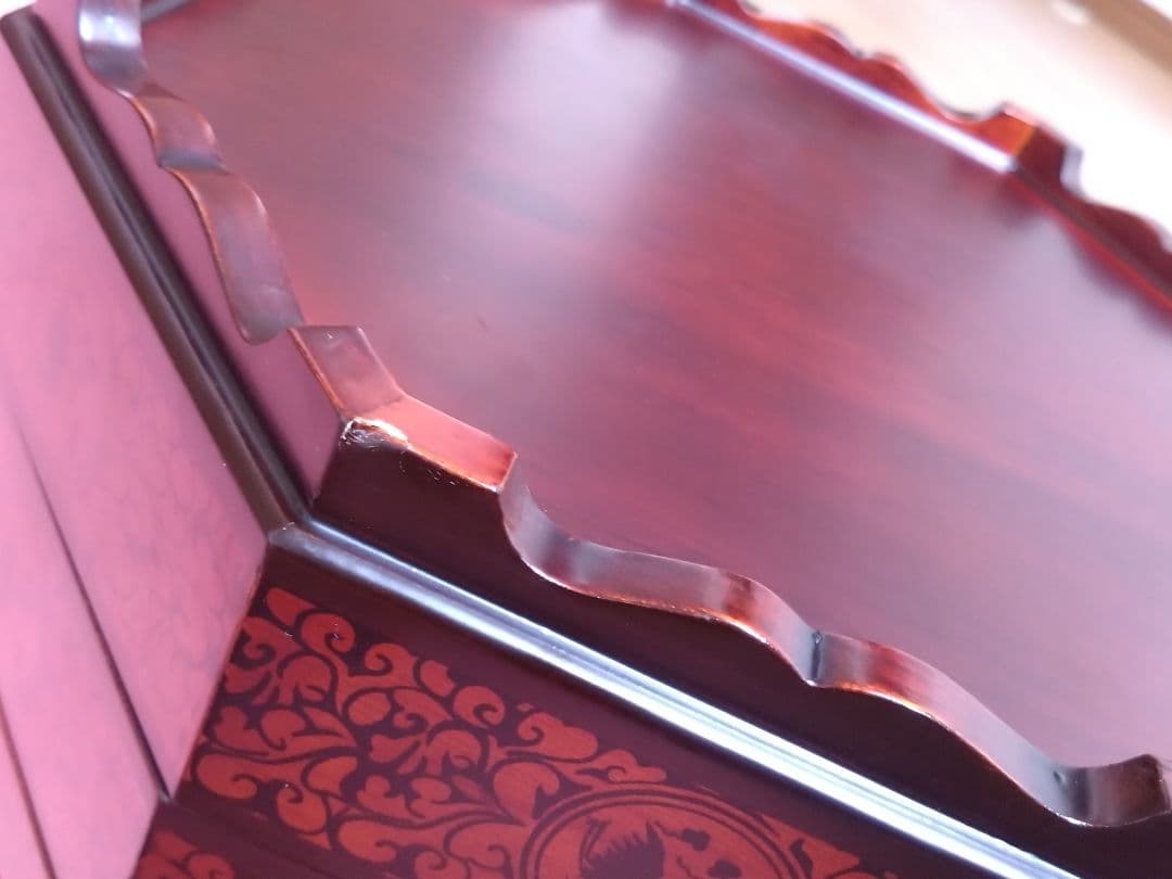 九節板 クジョルパン 八角形 漆器 高級木材 韓国伝統工芸品 美品