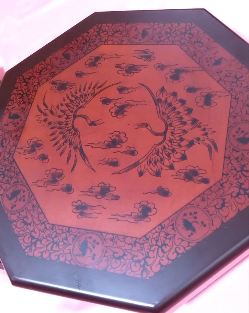 九節板　クジョルパン　八角形　漆器　高級木材　韓国伝統工芸品　美品