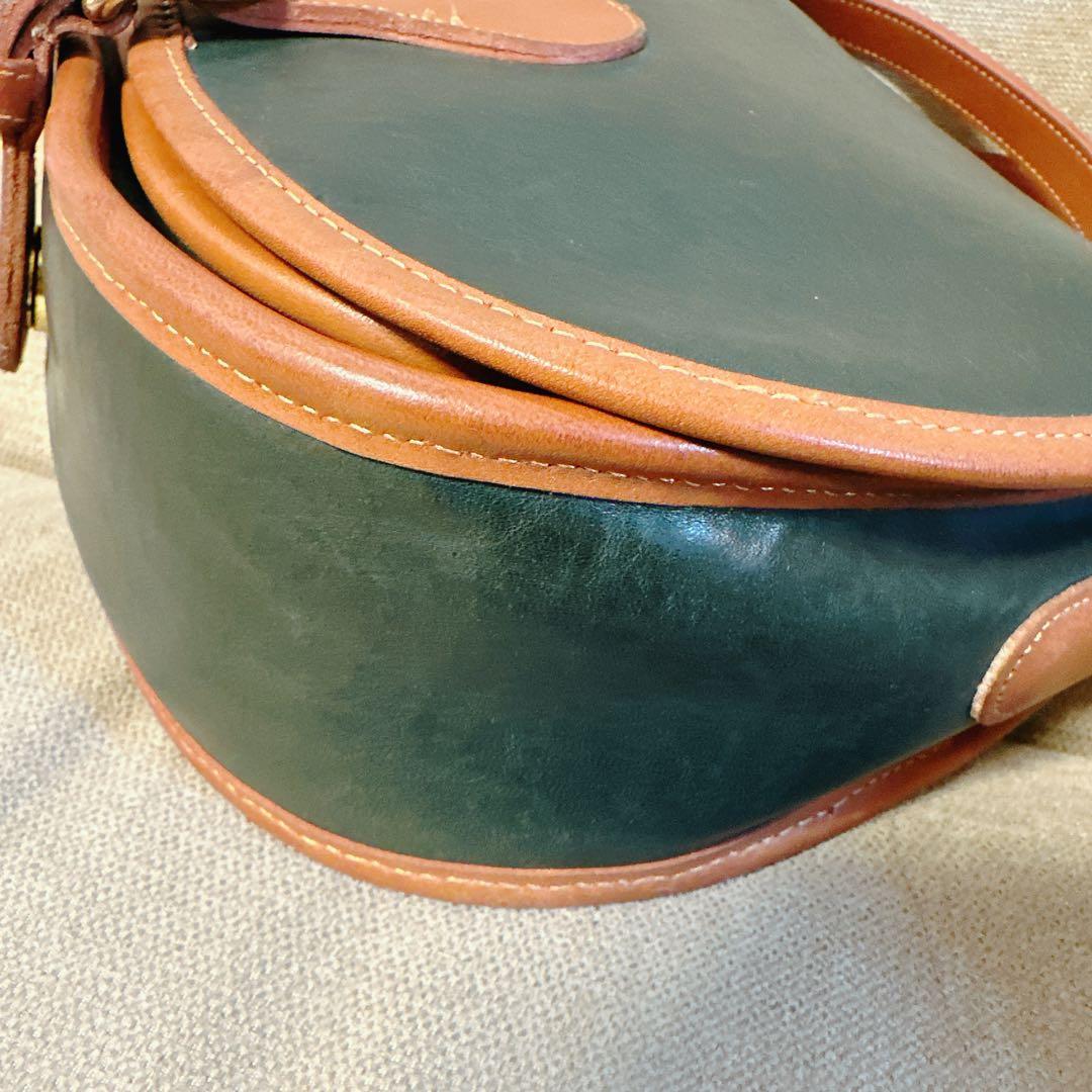 美品!超レア品 オールドコーチ ショルダーバッグ 深緑 OLD COACH