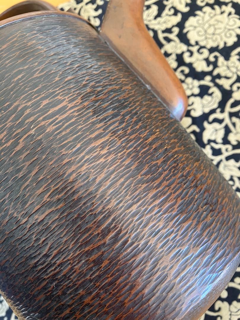 アンティーク・骨董品] 鋳鉄製 薬缶 ダークブラウン