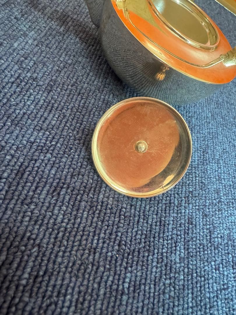 2043 銀製　急須 ティーポット 茶道具 茶器　美品