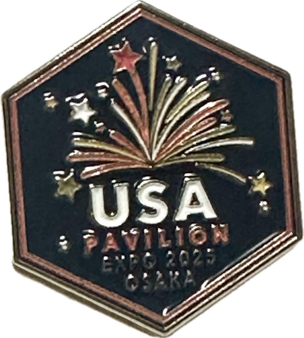 k*e様 【激レア非売品】USA 万博アメリカパビリオン2025 独立記念日ピン