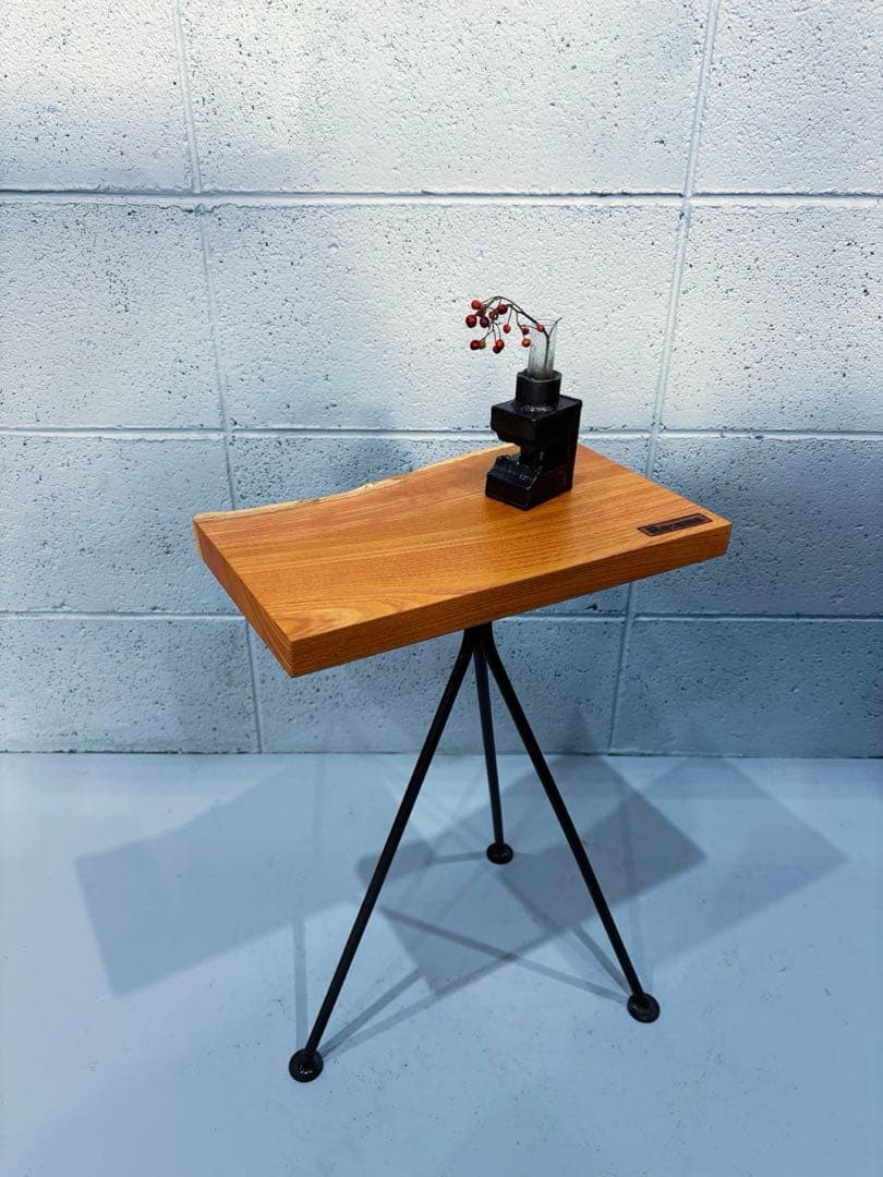 欅材サイドテーブル コーヒーテーブル ナイトテーブル 観葉植物置き台