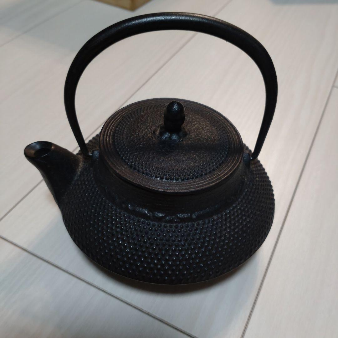 未使用品 南部照光堂 南部鉄瓶 南部鉄器 鉄瓶未使用品、タグ付