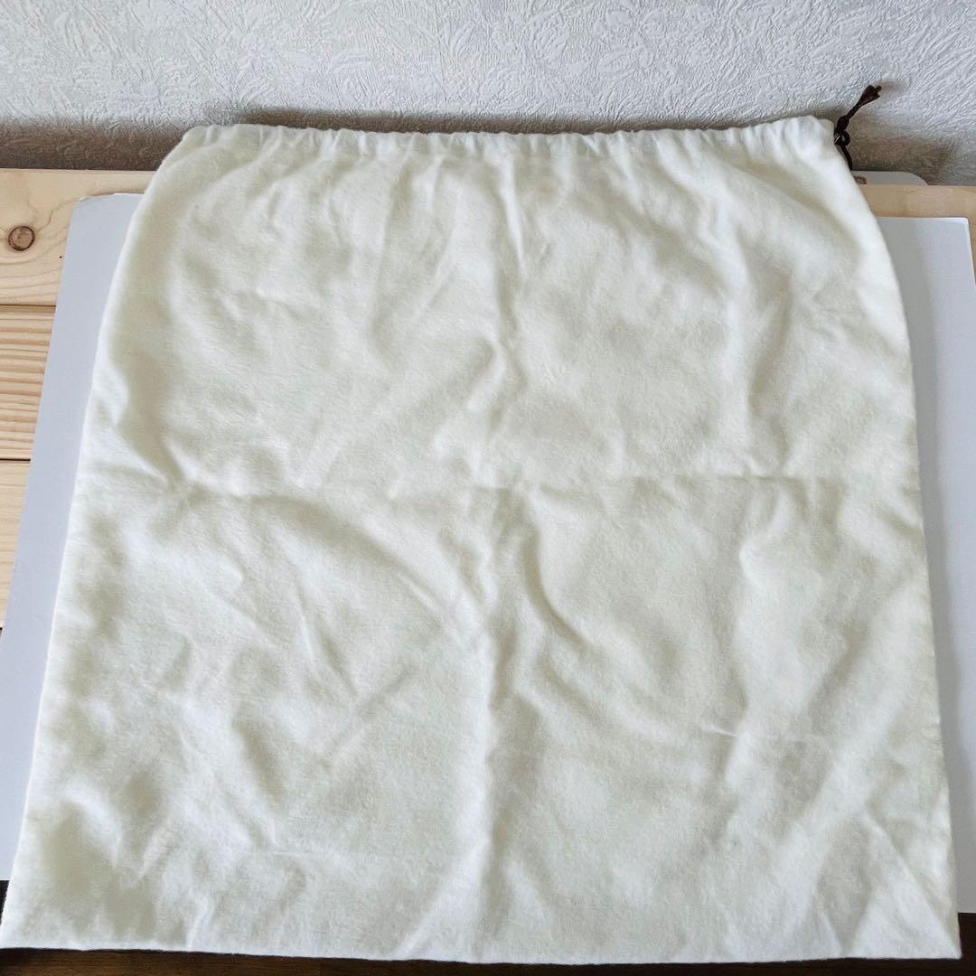 【極美品】オカジマ　皇室御用達　和装バッグ　絹100% 保存袋　利休　花柄　刺繍