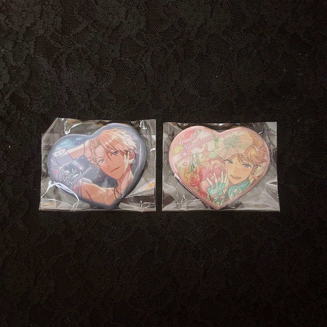 鳴上嵐￤ハートカンバッジセット - メルカリ