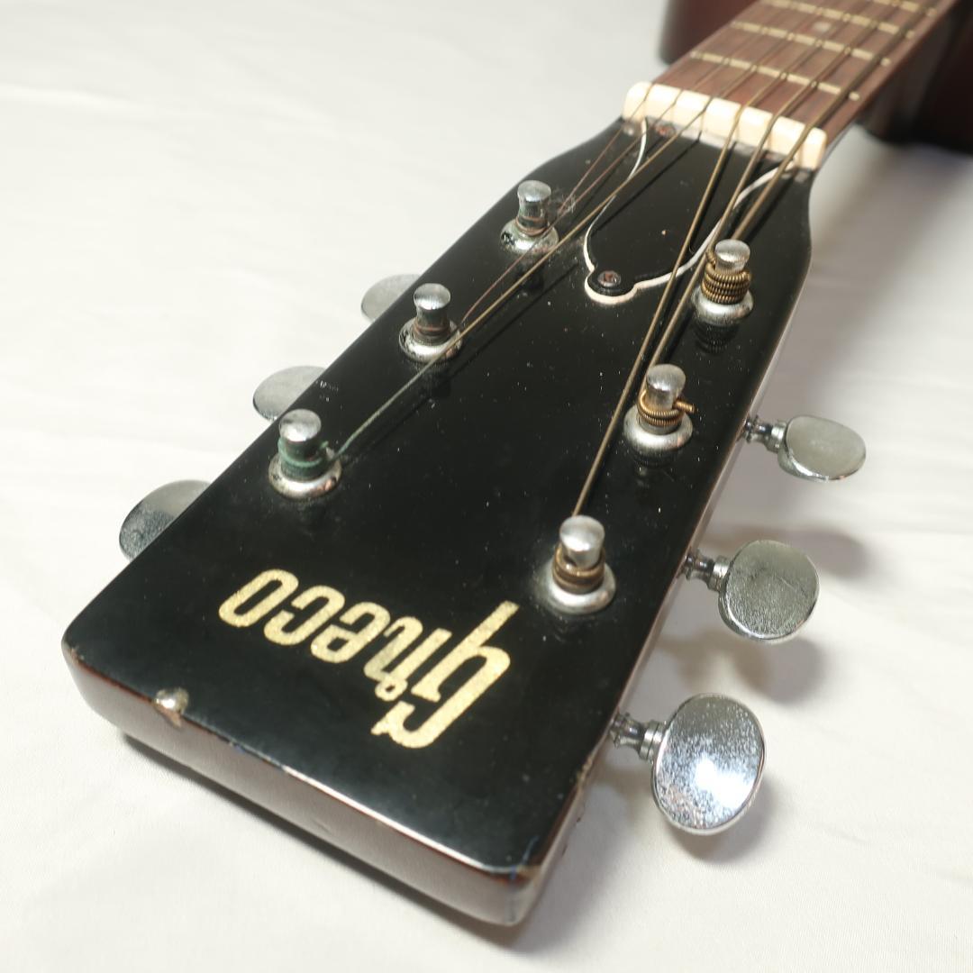 弦交換 Greco F-140 グネコロゴ期 ビンテージ アコースティックギター