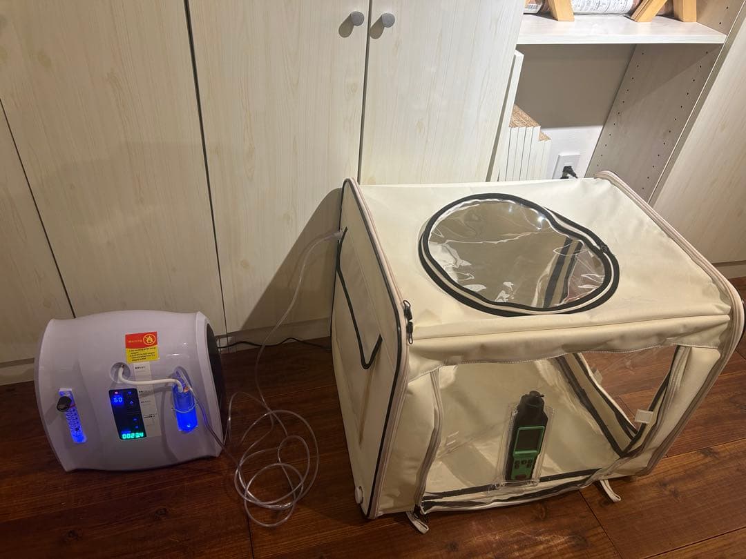 酸素発生器 ペットMAFmini1.0酸素室3点セット(S)24時間以内に