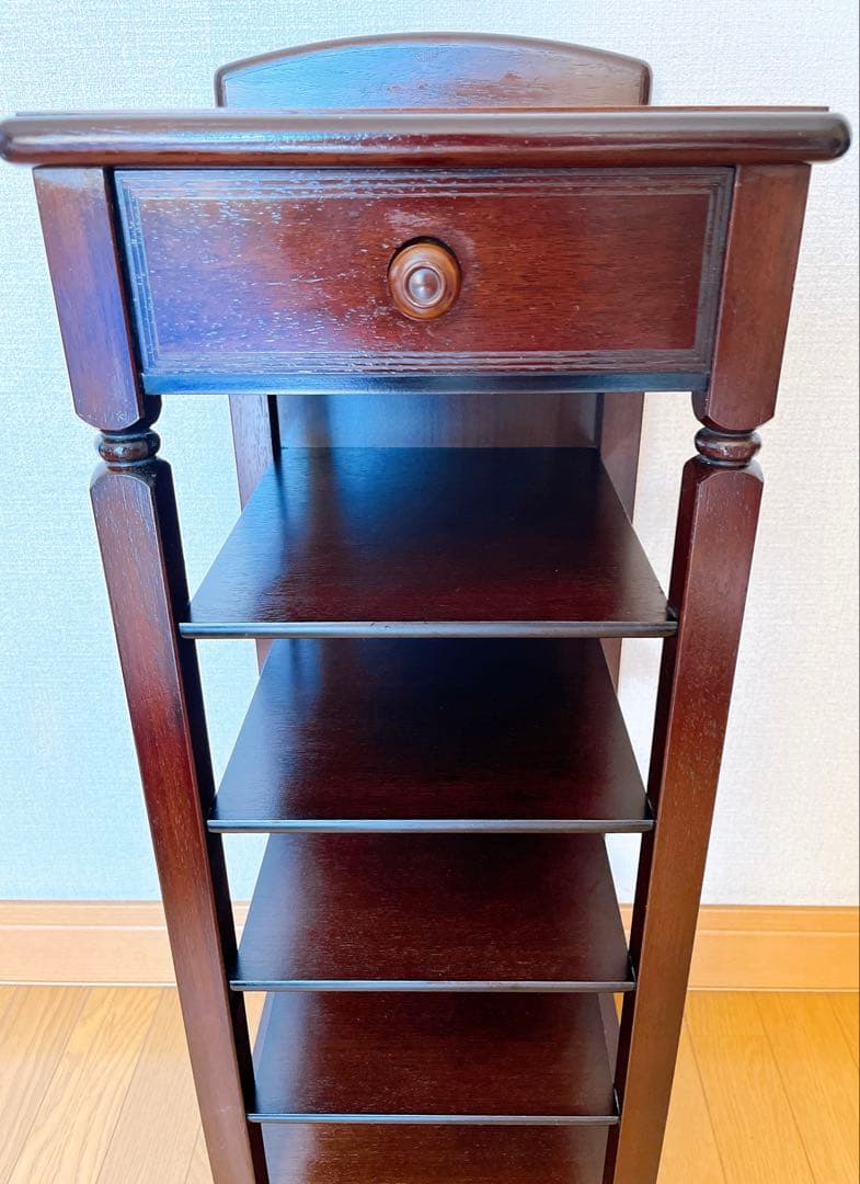 maruni マルニ 電話台 花台 木製 収納家具 キャビネット チェスト