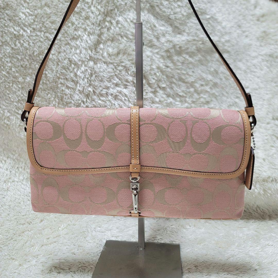 未使用✨コーチ シグネチャー クリップデミ ワンショルダー アクセサリーポーチ