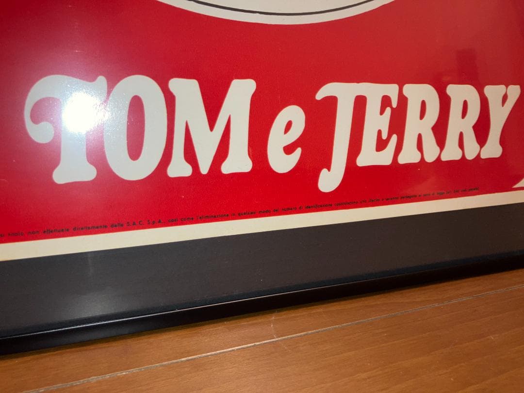 イタリア版★ビンテージ！「トムとジェリー」「Tom and Jerry」ポスター