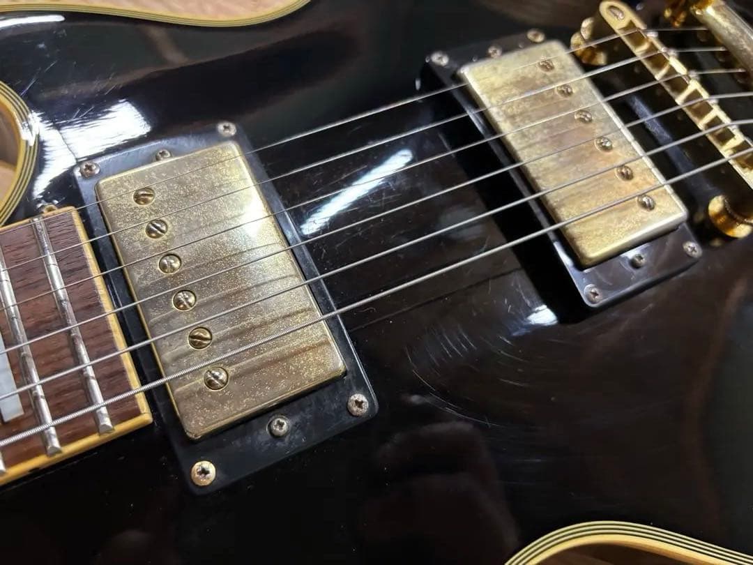 K-Garage レスポールカスタムモデル ブラック 中古調整済み ギター ノブ 黒