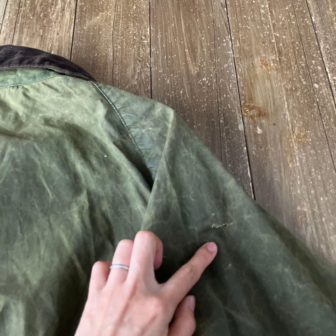 Barbour Beaufort ジャケット オリーブ色　C36 91CM