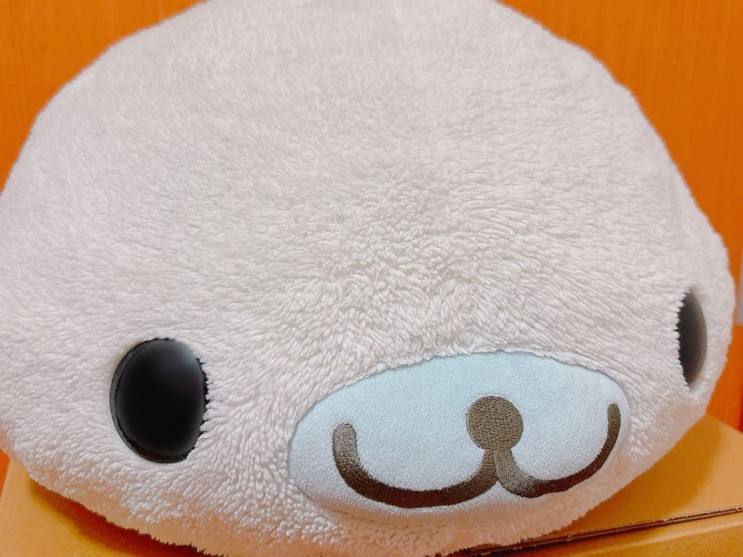 【値下げ相談可⭕️】まめゴマ　ぬいぐるみ くったりまめゴマ 特大 出回り極少品 まめゴマ ぬいぐるみ（特大） くったりまめゴマ 美品 超ビッグ レア