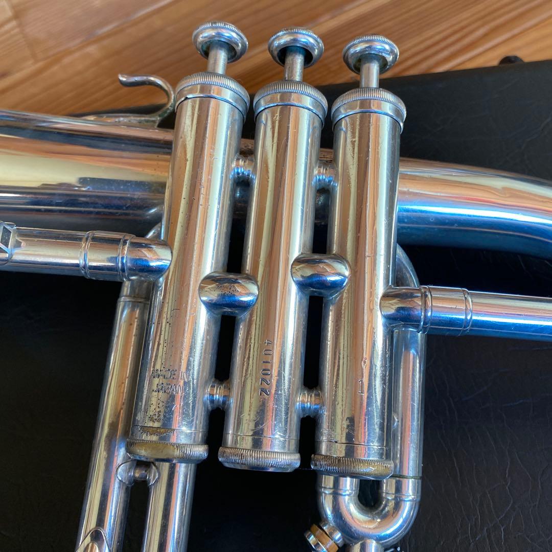 ヤマハ　コルネット・ケース・マウスピース・保証書付き　中古品