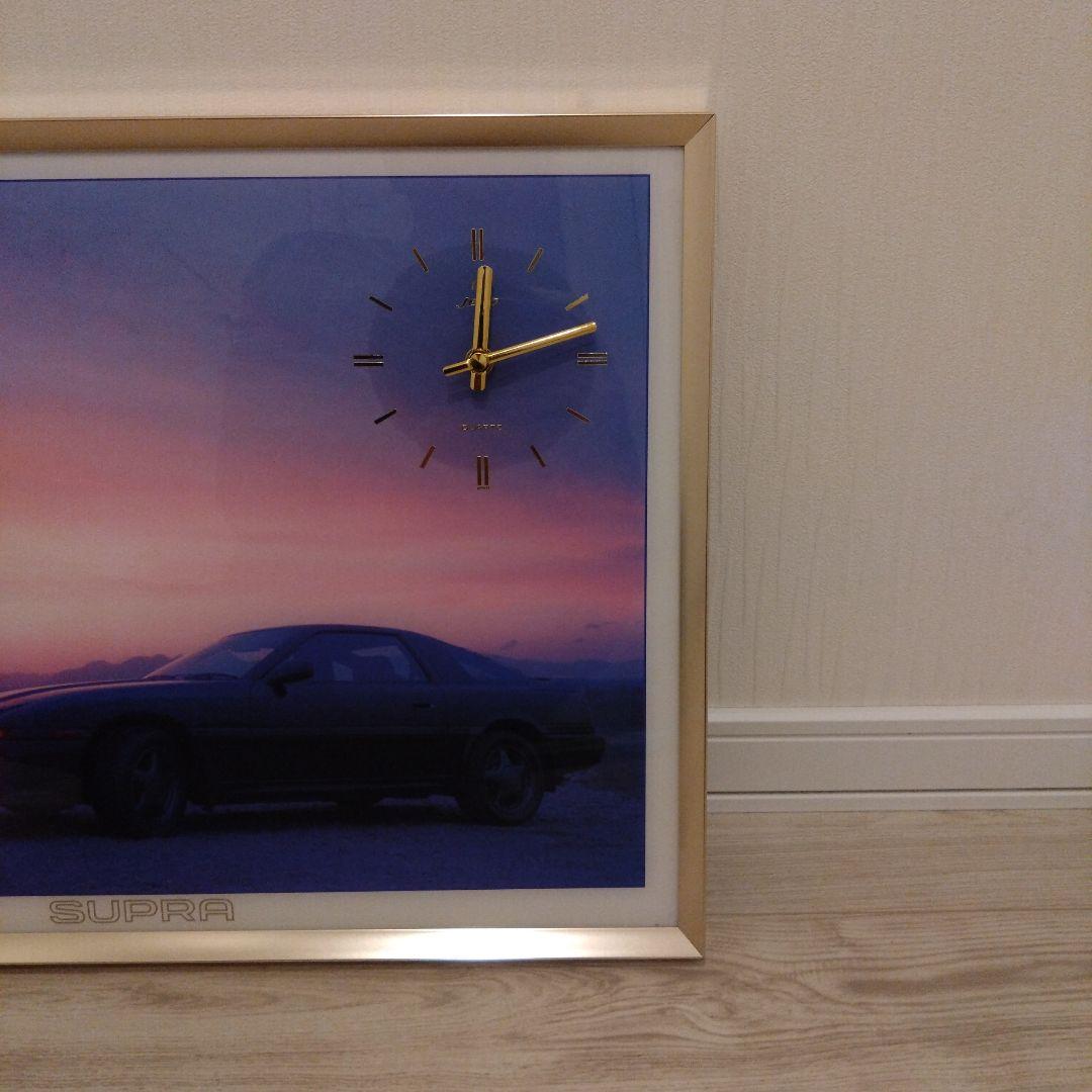 TOYOTA SUPRA 時計付パネル 希少品 レア物