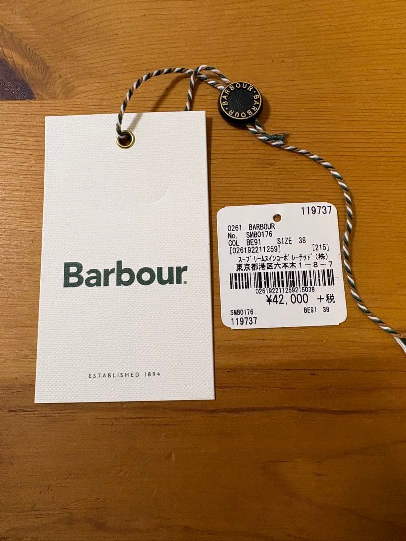 Barbour サイズ38
