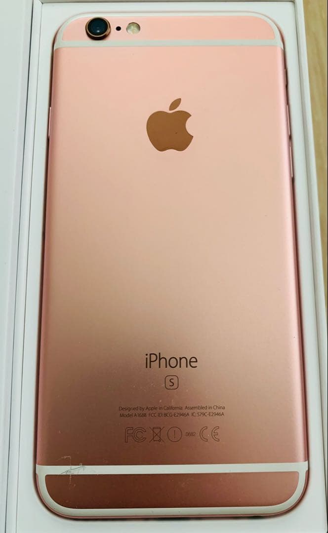 iPhone 6s Rose Gold 64 GB (バッテリー100%) iphone6s gold simフリー