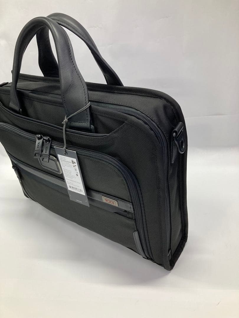 TUMI ALPHA 3 ビジネスバッグ ブラック ショルダー紐付き