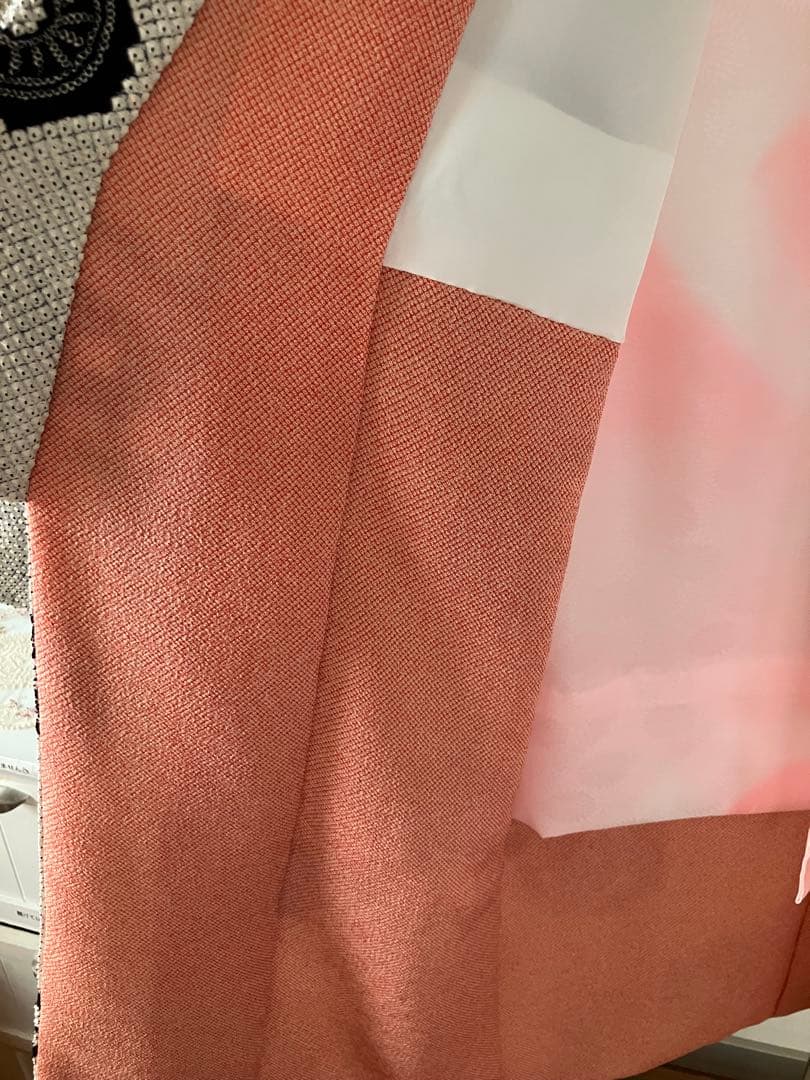 ご予約品 藤娘きぬたや反物より 七五三　四身祝い着　振袖と同誂え長襦袢セット