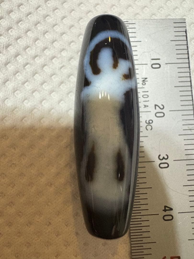 チベットビーズ老天珠 天然石 品名:弁財天天珠